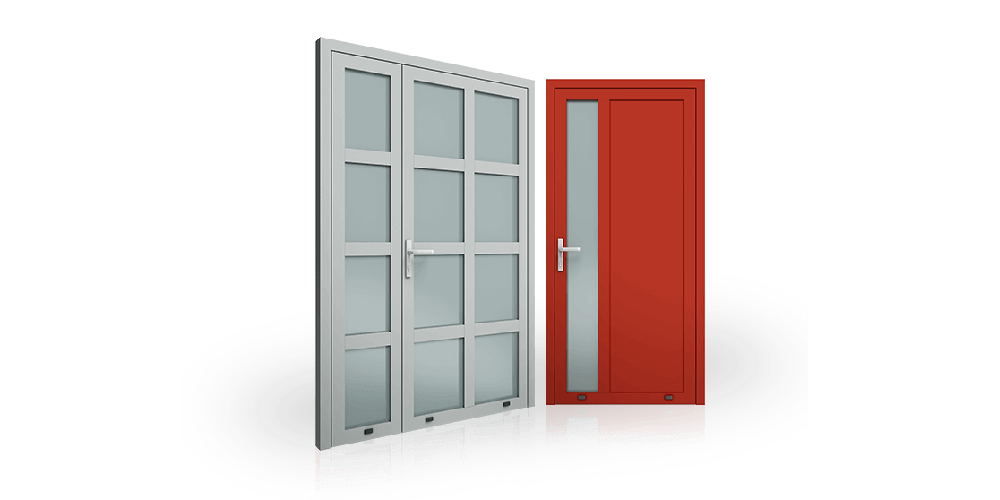 Aluminiowe drzwi Wiśniowski