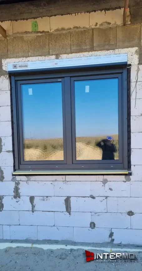 Zamontowane okna Wiśniowski