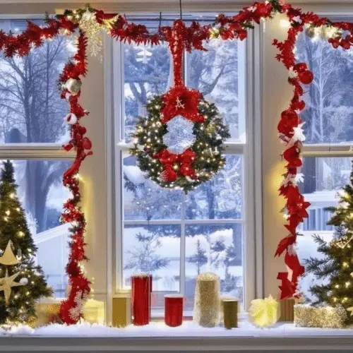 Efektywne oświetlenie okienne na Boże Narodzenie