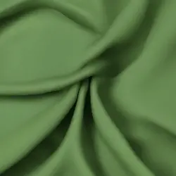 Tkanina ozdobna w kolorze zielonym